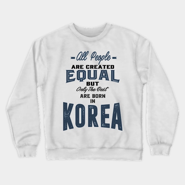 Born in Korea Crewneck Sweatshirt by C_ceconello